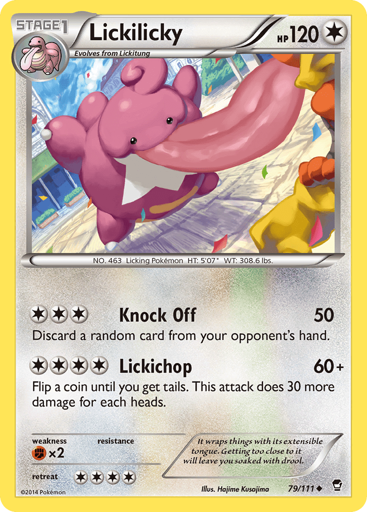 Lickilicky (79/111) [XY: Furious Fists] Pokemon Single Pokémon  | Multizone: Comics And Games