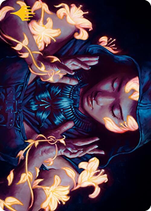 Blossoming Calm Art Card (Gold-Stamped Signature) [Modern Horizons 2 Art Series] MTG Single Magic: The Gathering  | Multizone: Comics And Games