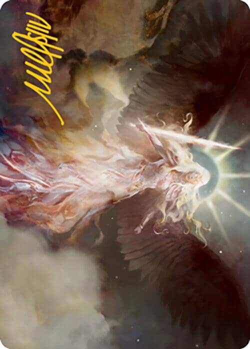 Serra's Emissary Art Card (Gold-Stamped Signature) [Modern Horizons 2 Art Series] MTG Single Magic: The Gathering  | Multizone: Comics And Games