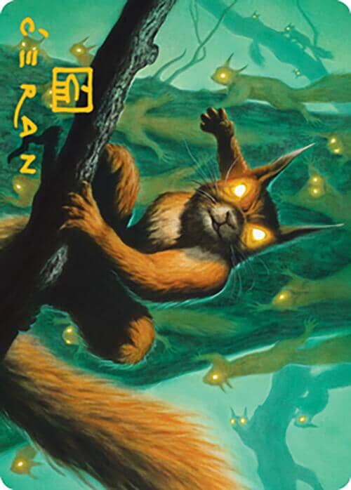 Chatterstorm Art Card (Gold-Stamped Signature) [Modern Horizons 2 Art Series] MTG Single Magic: The Gathering  | Multizone: Comics And Games