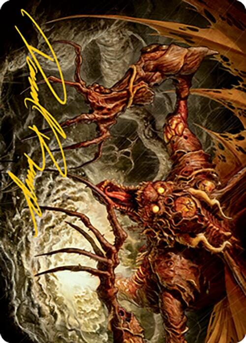 Archfiend of Sorrows Art Card (Gold-Stamped Signature) [Modern Horizons 2 Art Series] MTG Single Magic: The Gathering  | Multizone: Comics And Games