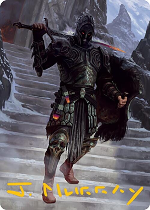 Dakkon, Shadow Slayer Art Card (49) (Gold-Stamped Signature) [Modern Horizons 2 Art Series] MTG Single Magic: The Gathering  | Multizone: Comics And Games