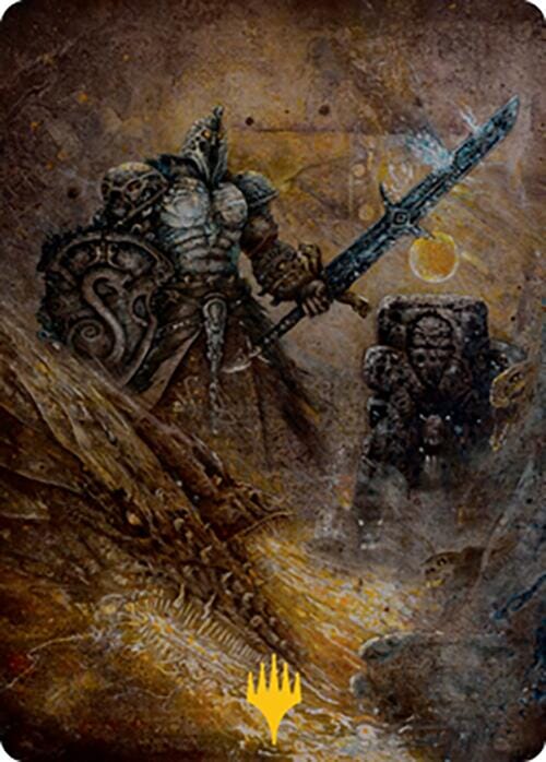 Dakkon, Shadow Slayer Art Card (48) (Gold-Stamped Signature) [Modern Horizons 2 Art Series] MTG Single Magic: The Gathering  | Multizone: Comics And Games