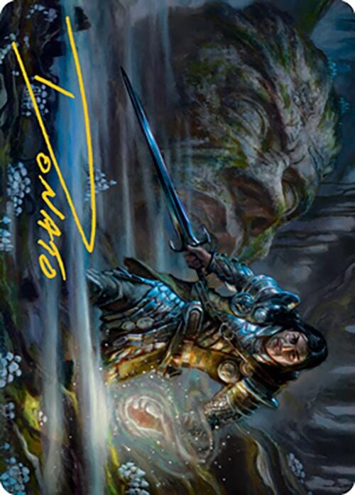 Carth the Lion Art Card (Gold-Stamped Signature) [Modern Horizons 2 Art Series] MTG Single Magic: The Gathering  | Multizone: Comics And Games
