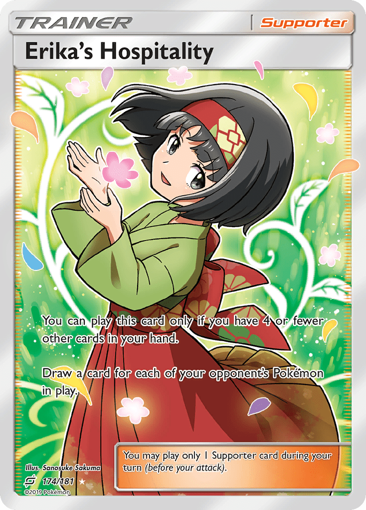 Erika's Hospitality (174/181) [Sun & Moon: Team Up] Pokemon Single Pokémon  | Multizone: Comics And Games