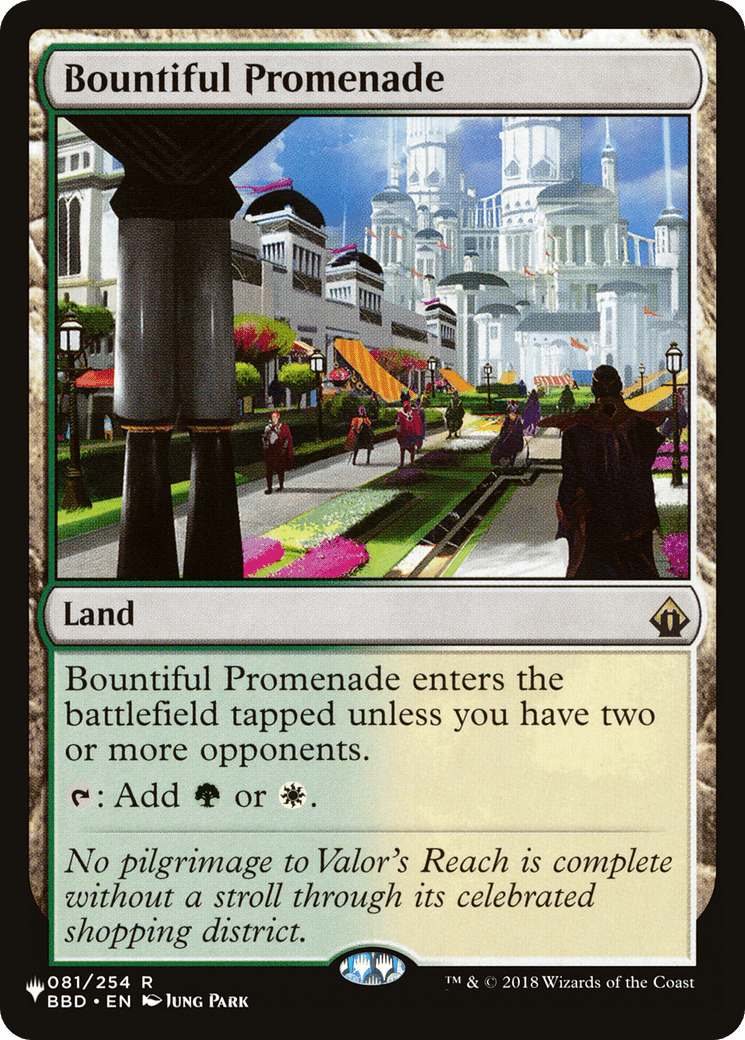Bountiful Promenade [The List] MTG Single Magic: The Gathering  | Multizone: Comics And Games