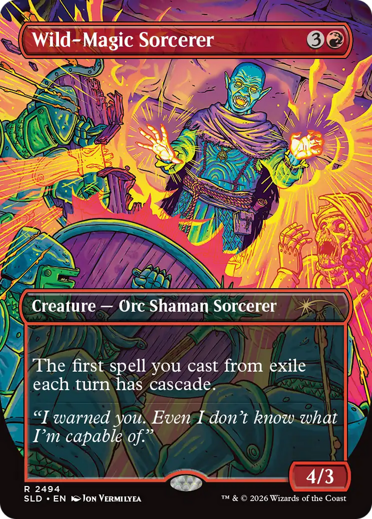 Wild-Magic Sorcerer [Secret Lair Drop Series] MTG Single Magic: The Gathering  | Multizone: Comics And Games