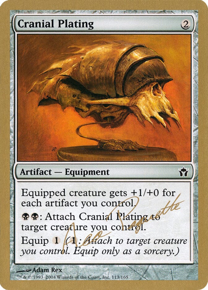 Cranial Plating (Aeo Paquette) [World Championship Decks 2004] MTG Single Magic: The Gathering  | Multizone: Comics And Games