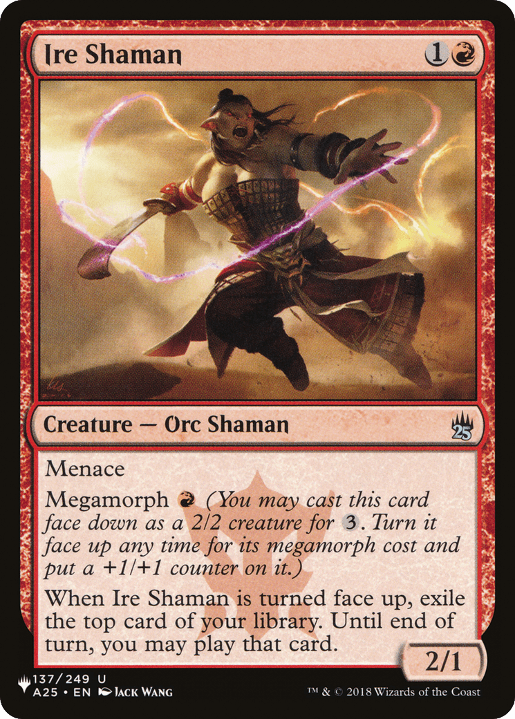 Ire Shaman [The List] MTG Single Magic: The Gathering  | Multizone: Comics And Games