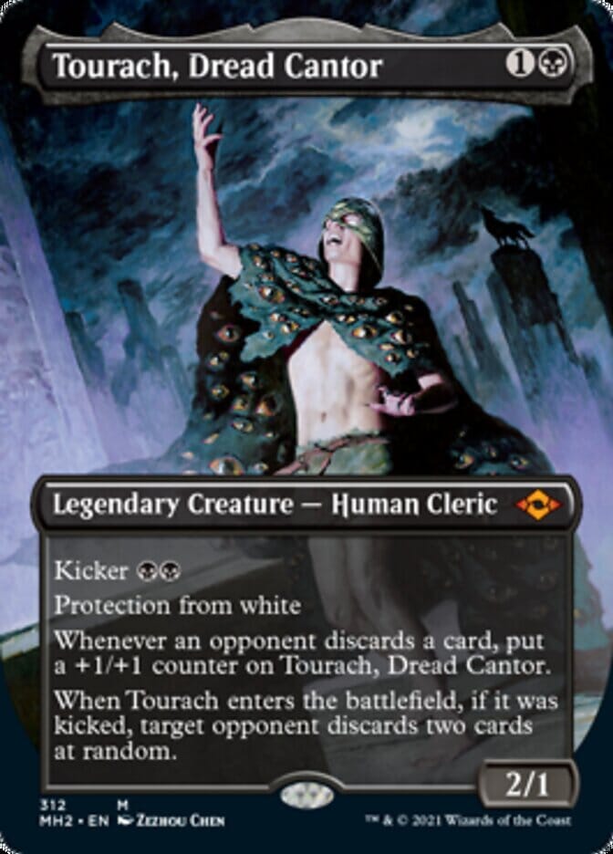 Tourach, Dread Cantor (Borderless Alternate Art) [Modern Horizons 2] MTG Single Magic: The Gathering  | Multizone: Comics And Games