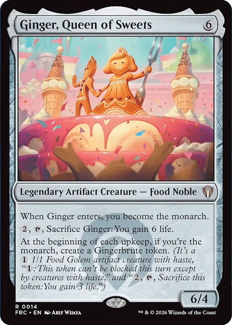 Ginger, Queen of Sweets [Reality Fracture Commander] MTG Single Magic: The Gathering  | Multizone: Comics And Games
