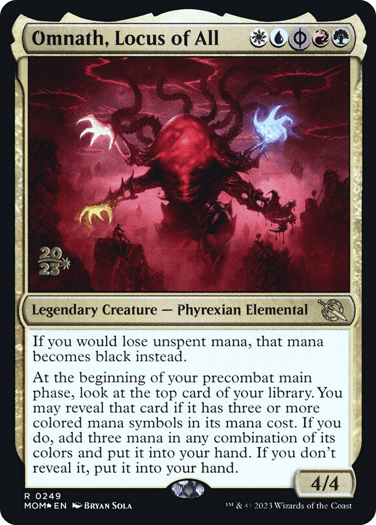 Omnath, Locus of All [March of the Machine Prerelease Promos] MTG Single Magic: The Gathering  | Multizone: Comics And Games