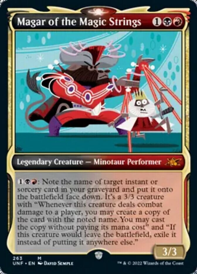 Magar of the Magic Strings (Showcase) [Unfinity] MTG Single Magic: The Gathering  | Multizone: Comics And Games