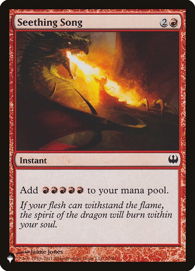 Seething Song [The List] MTG Single Magic: The Gathering  | Multizone: Comics And Games