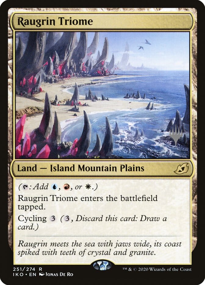Raugrin Triome (Promo Pack) [Ikoria: Lair of Behemoths Promos] MTG Single Magic: The Gathering  | Multizone: Comics And Games