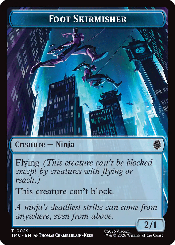 Foot Skirmisher [Teenage Mutant Ninja Turtles Commander] MTG Single Magic: The Gathering  | Multizone: Comics And Games