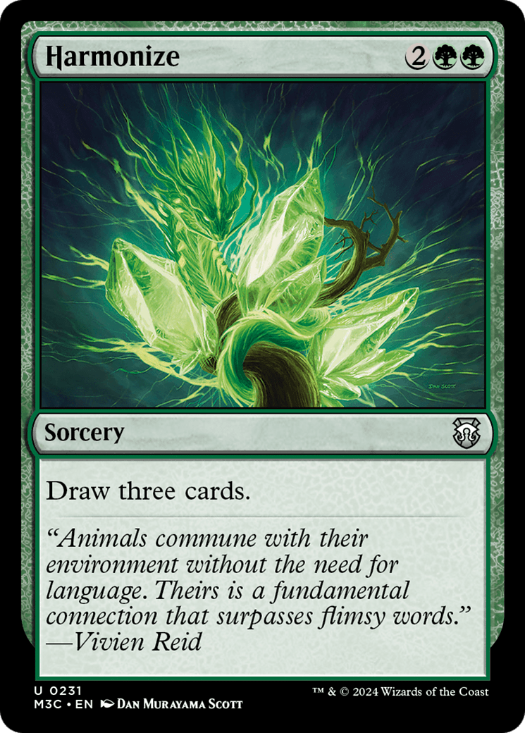 Harmonize (Ripple Foil) [Modern Horizons 3 Commander] MTG Single Magic: The Gathering  | Multizone: Comics And Games