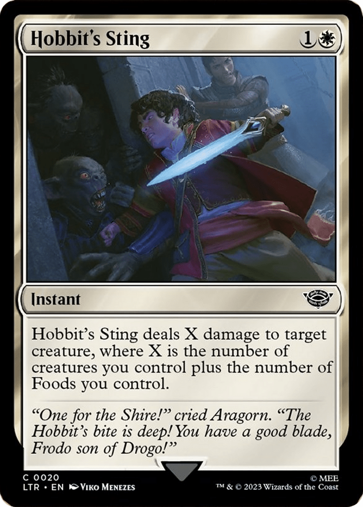 Hobbit's Sting [The Lord of the Rings: Tales of Middle-Earth] MTG Single Magic: The Gathering  | Multizone: Comics And Games