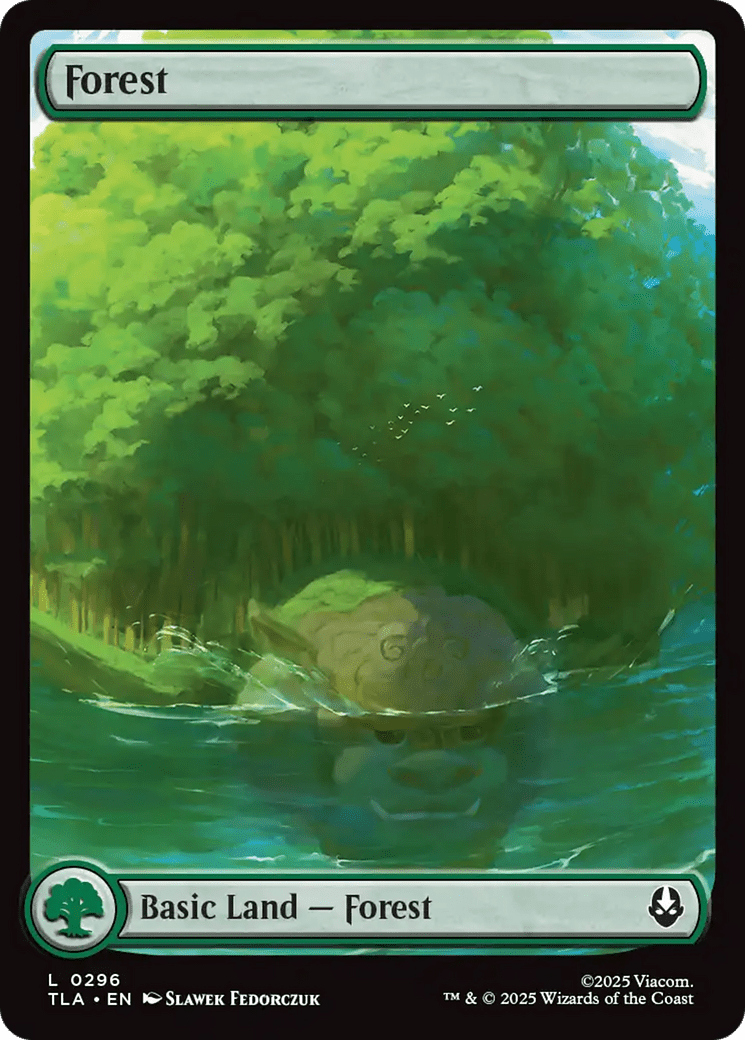 Forest (0296) [Avatar: The Last Airbender] MTG Single Magic: The Gathering  | Multizone: Comics And Games