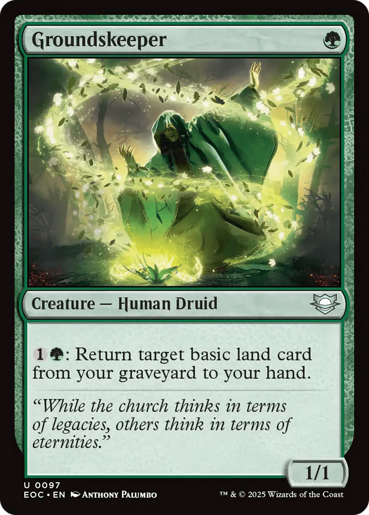Groundskeeper [Edge of Eternities Commander] MTG Single Magic: The Gathering  | Multizone: Comics And Games