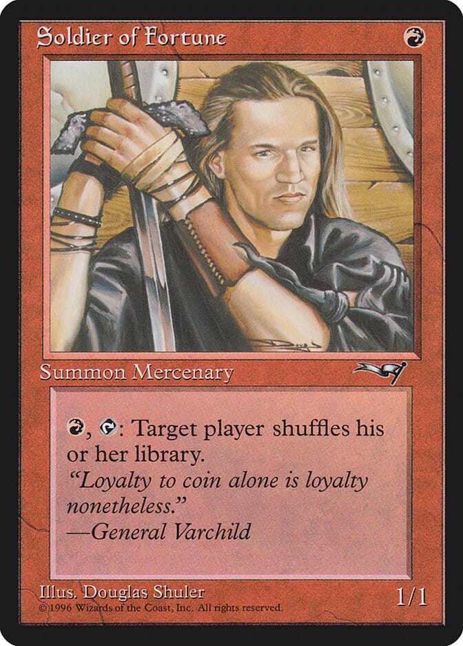 Soldier of Fortune [Alliances] MTG Single Magic: The Gathering  | Multizone: Comics And Games