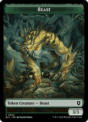 Hamster // Beast (024) Double-Sided Token [Bloomburrow Commander Tokens] MTG Single Magic: The Gathering  | Multizone: Comics And Games