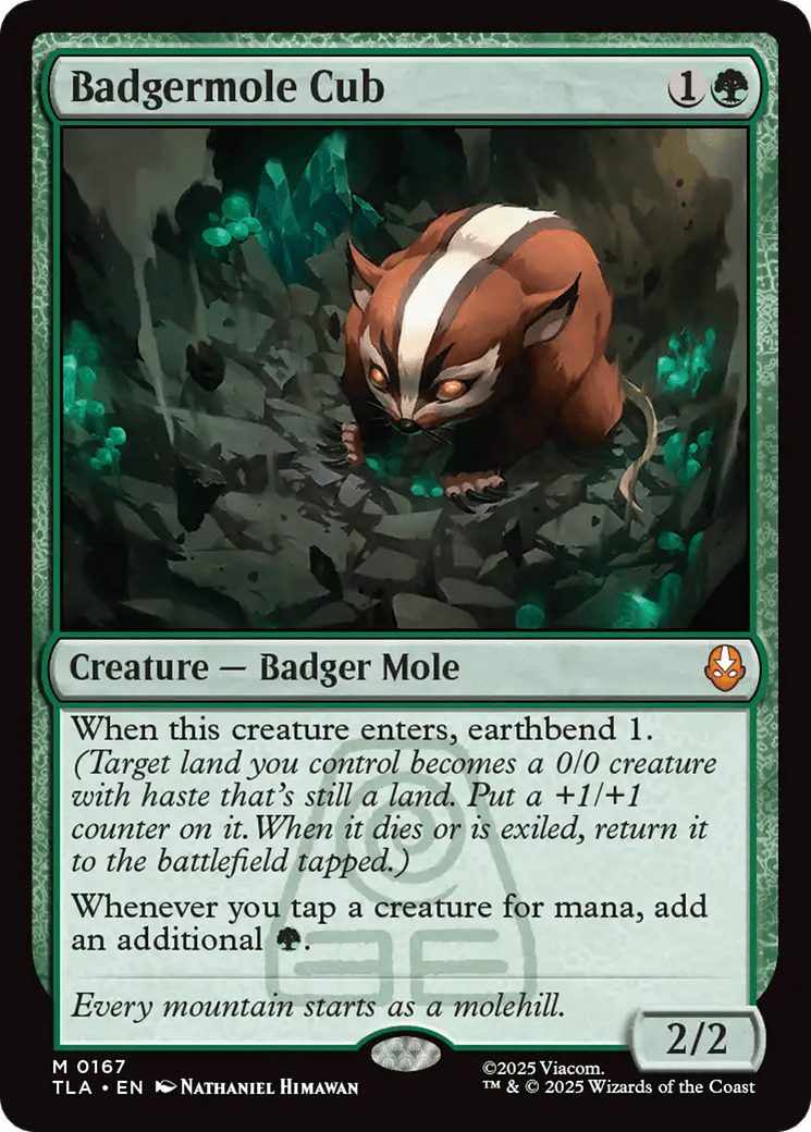 Badgermole Cub [Avatar: The Last Airbender] MTG Single Magic: The Gathering  | Multizone: Comics And Games