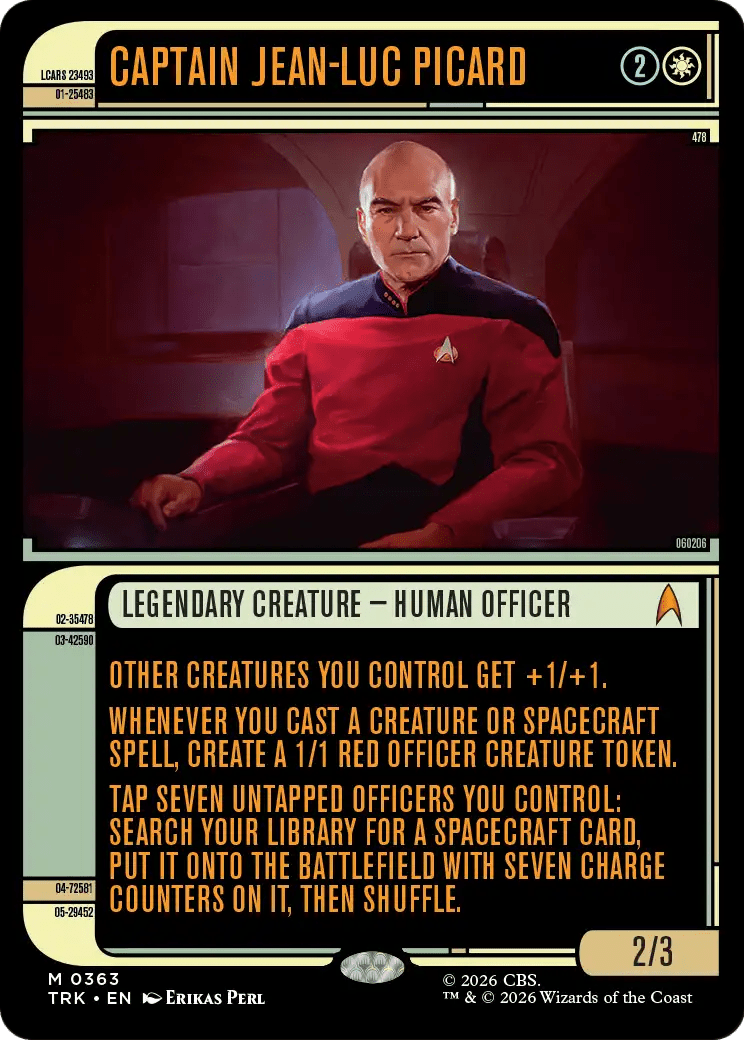 Captain Jean-Luc Picard (Showcase) [Star Trek] MTG Single Magic: The Gathering  | Multizone: Comics And Games