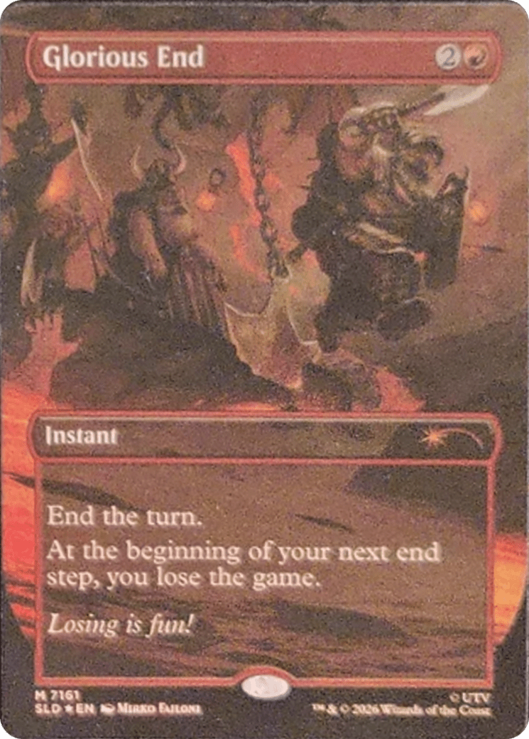Glorious End [Secret Lair Drop Series] MTG Single Magic: The Gathering  | Multizone: Comics And Games