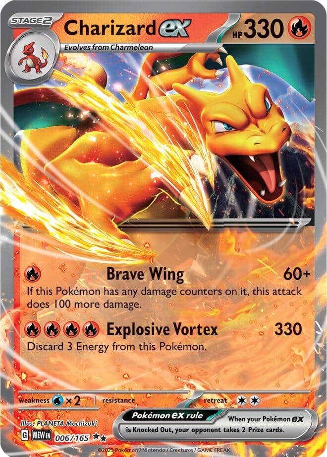 Charizard ex (006/165) [Scarlet & Violet: 151] Pokemon Single Pokémon  | Multizone: Comics And Games