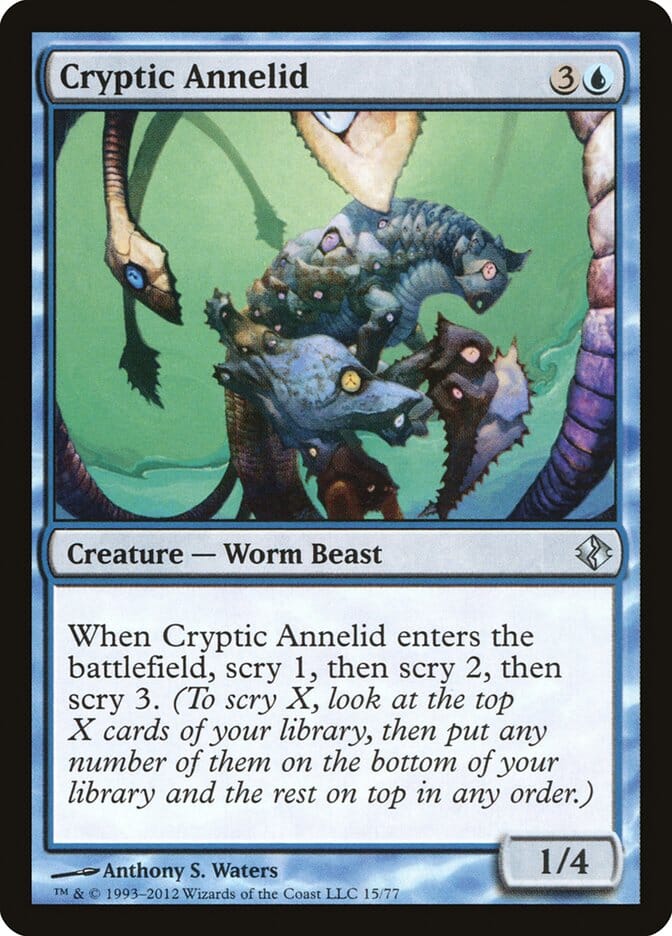 Cryptic Annelid [Duel Decks: Venser vs. Koth] MTG Single Magic: The Gathering  | Multizone: Comics And Games