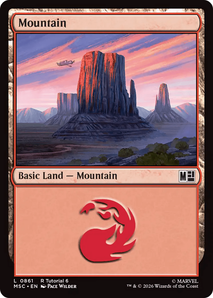Mountain (0861) [Marvel Super Heroes Commander] MTG Single Magic: The Gathering  | Multizone: Comics And Games