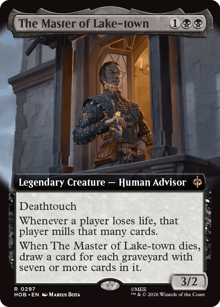 The Master of Lake-town (Extended Art) [The Hobbit] MTG Single Magic: The Gathering  | Multizone: Comics And Games