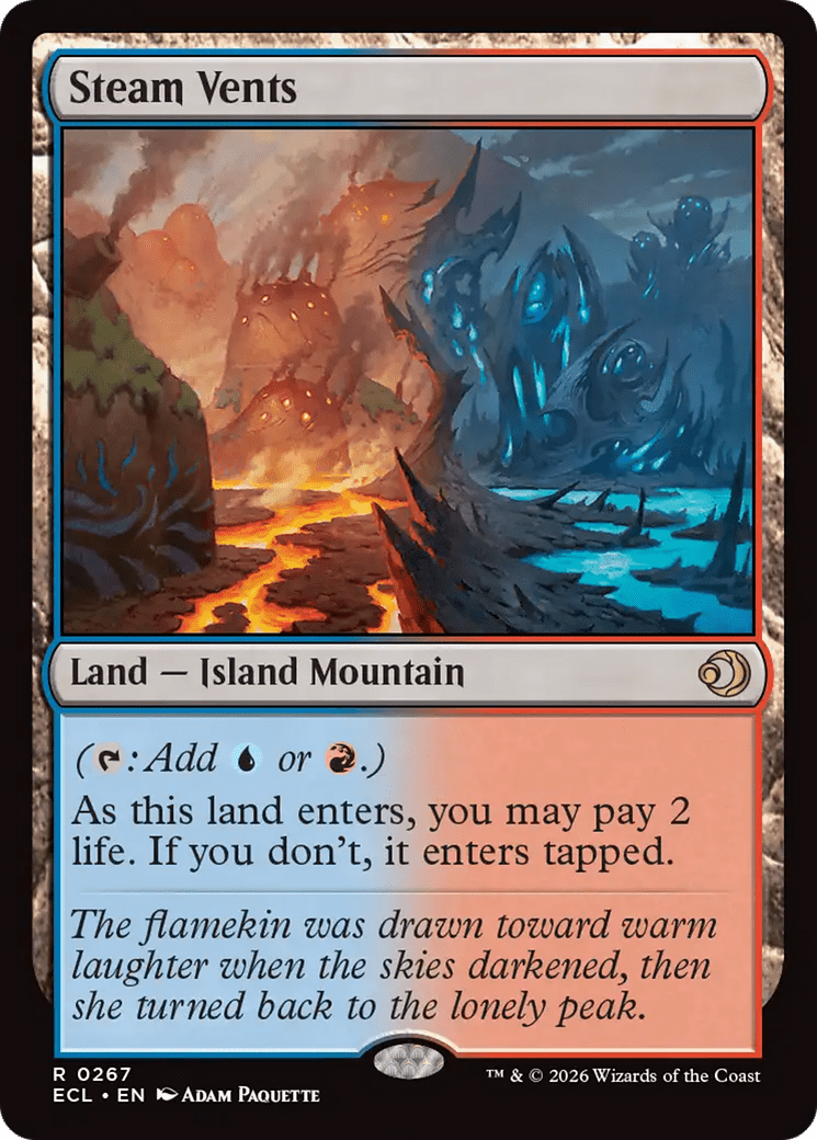 Steam Vents [Lorwyn Eclipsed] MTG Single Magic: The Gathering  | Multizone: Comics And Games