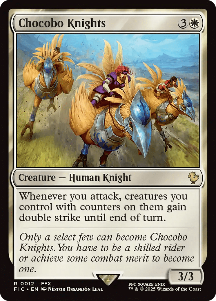 Chocobo Knights [FINAL FANTASY Commander] MTG Single Magic: The Gathering  | Multizone: Comics And Games