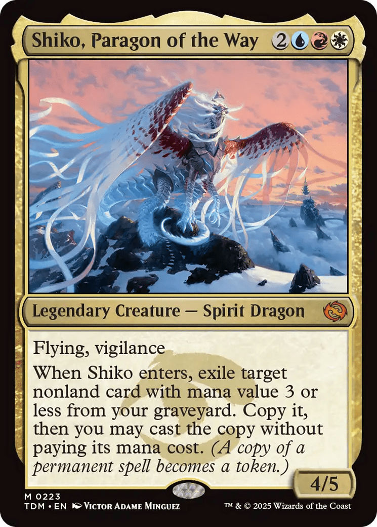 Shiko, Paragon of the Way [Tarkir: Dragonstorm] MTG Single Magic: The Gathering  | Multizone: Comics And Games