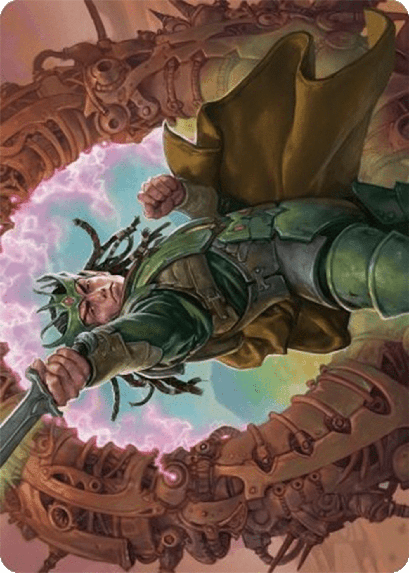 Eladamri, Korvecdal Art Card [Modern Horizons 3 Art Series] MTG Single Magic: The Gathering  | Multizone: Comics And Games