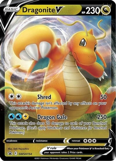 Dragonite V (SWSH154) [Sword & Shield: Black Star Promos] Pokemon Single Pokémon  | Multizone: Comics And Games