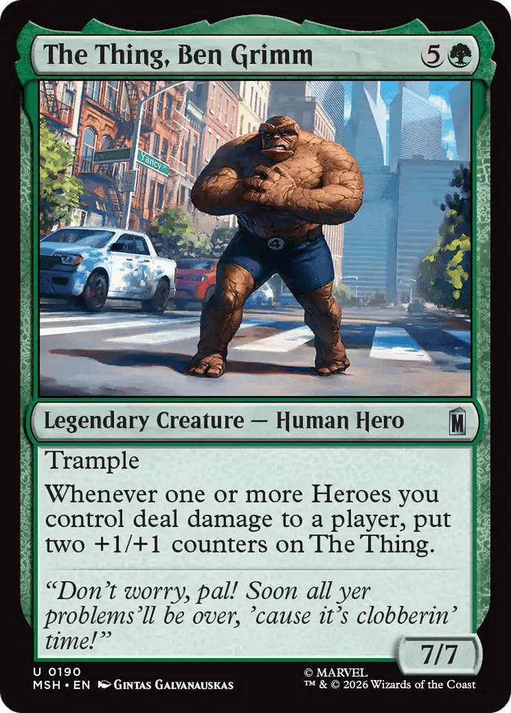 The Thing, Ben Grimm [Marvel Super Heroes] MTG Single Magic: The Gathering  | Multizone: Comics And Games