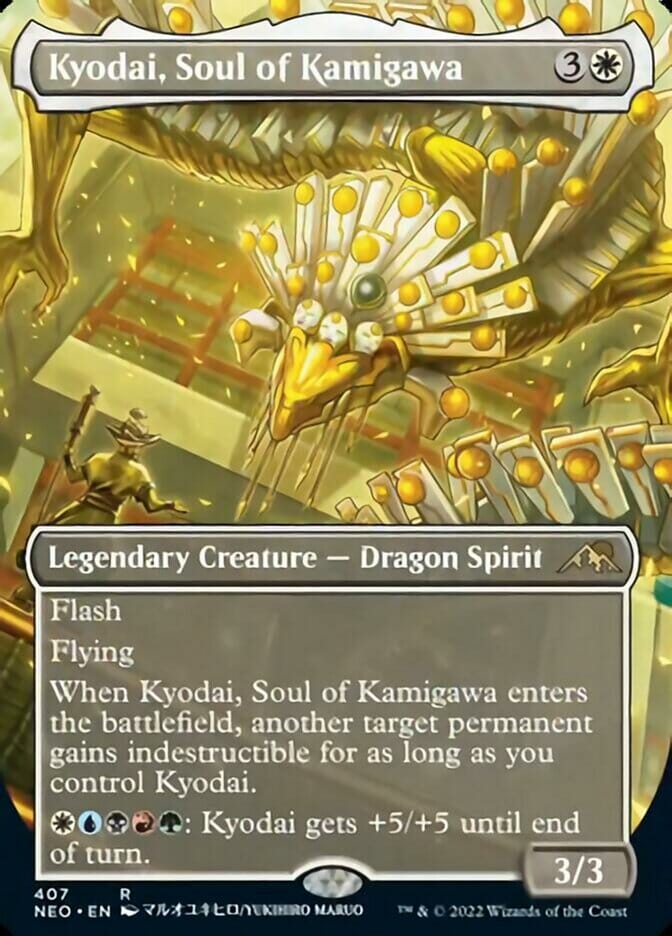 Kyodai, Soul of Kamigawa (Borderless Alternate Art) [Kamigawa: Neon Dynasty] MTG Single Magic: The Gathering  | Multizone: Comics And Games