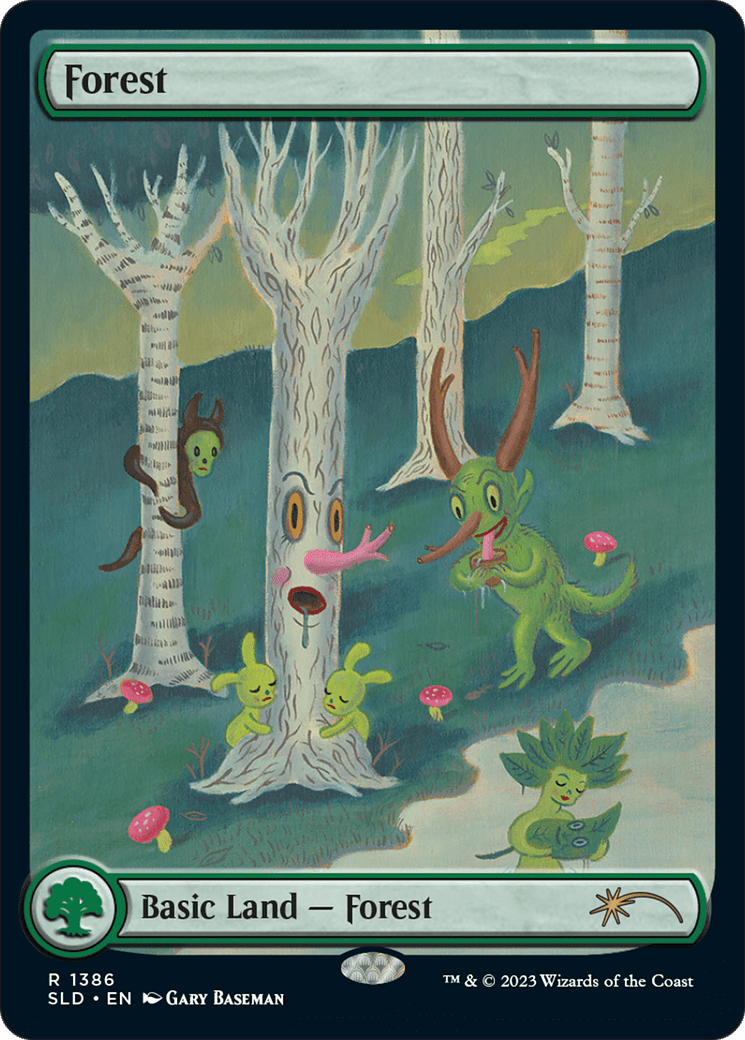 Forest (1386) [Secret Lair Drop Series] MTG Single Magic: The Gathering  | Multizone: Comics And Games