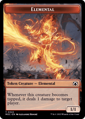 Elemental (22) // Elemental (9) Double-Sided Token [March of the Machine Commander Tokens] MTG Single Magic: The Gathering  | Multizone: Comics And Games