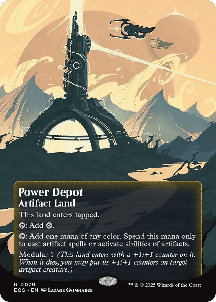 Power Depot (0079) (Borderless) [Edge of Eternities: Stellar Sights] MTG Single Magic: The Gathering  | Multizone: Comics And Games