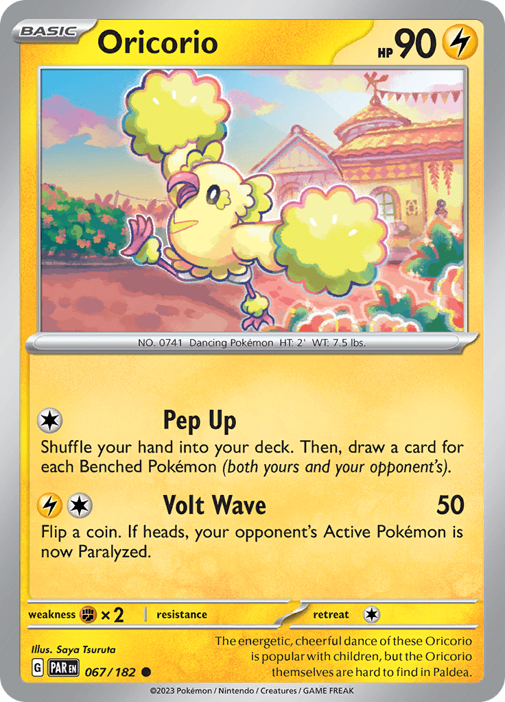 Oricorio (067/182) [Scarlet & Violet: Paradox Rift] Pokemon Single Pokémon  | Multizone: Comics And Games