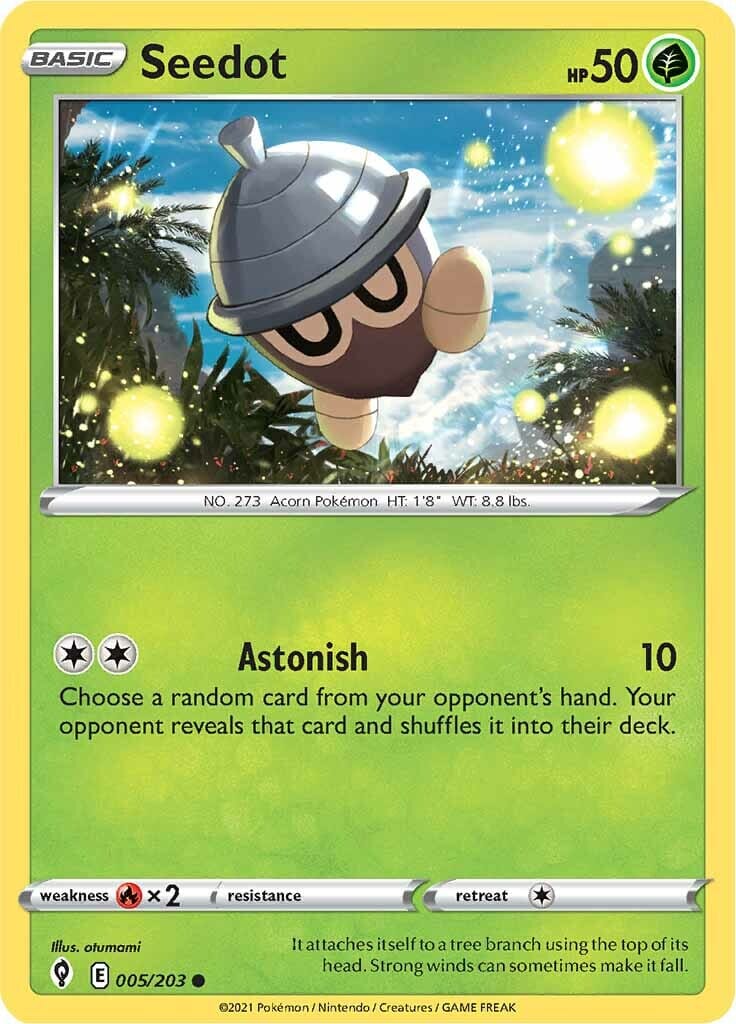 Seedot (005/203) [Sword & Shield: Evolving Skies] Pokemon Single Pokémon  | Multizone: Comics And Games