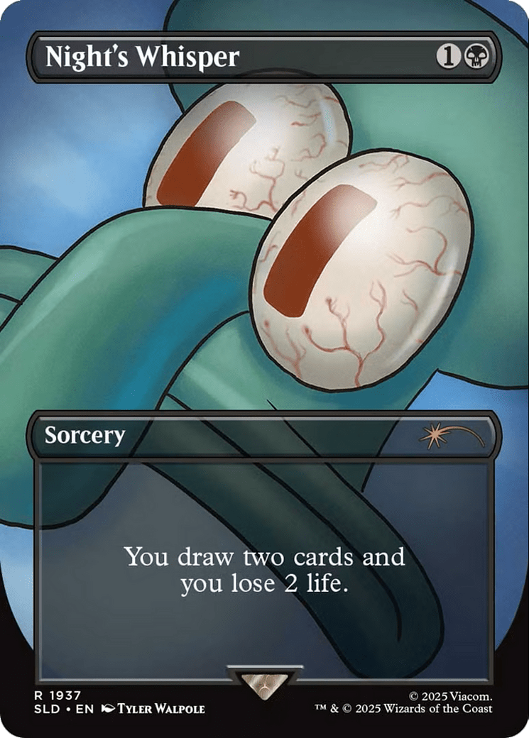 Night's Whisper [Secret Lair Drop Series] MTG Single Magic: The Gathering  | Multizone: Comics And Games