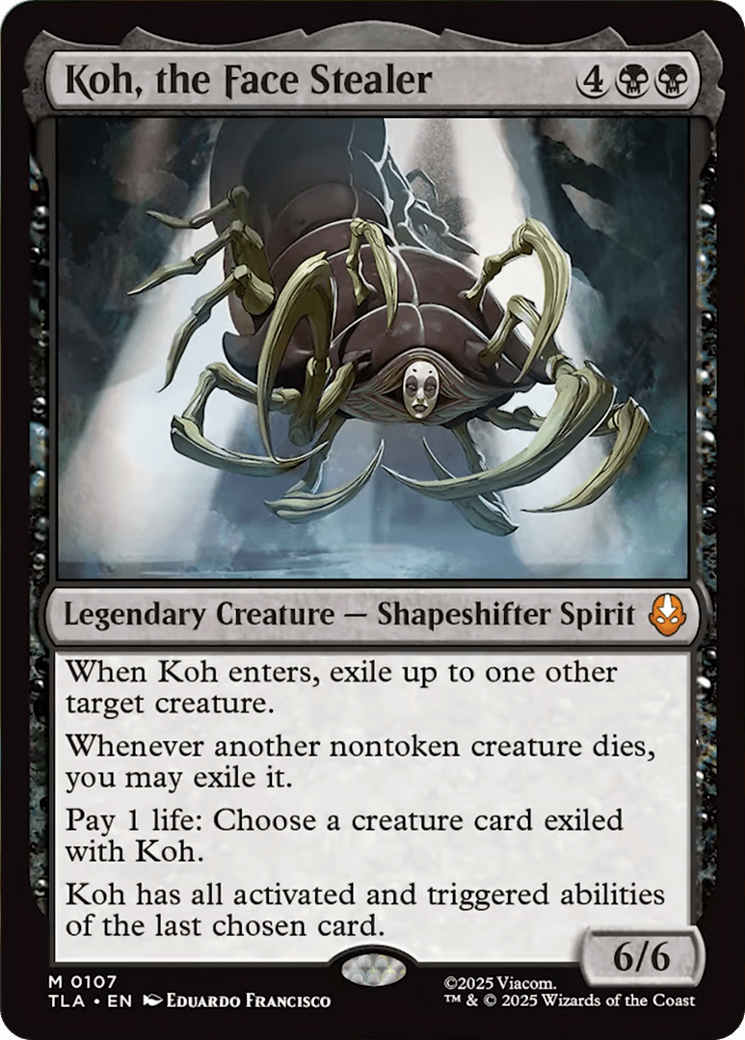 Koh, the Face Stealer [Avatar: The Last Airbender] MTG Single Magic: The Gathering  | Multizone: Comics And Games