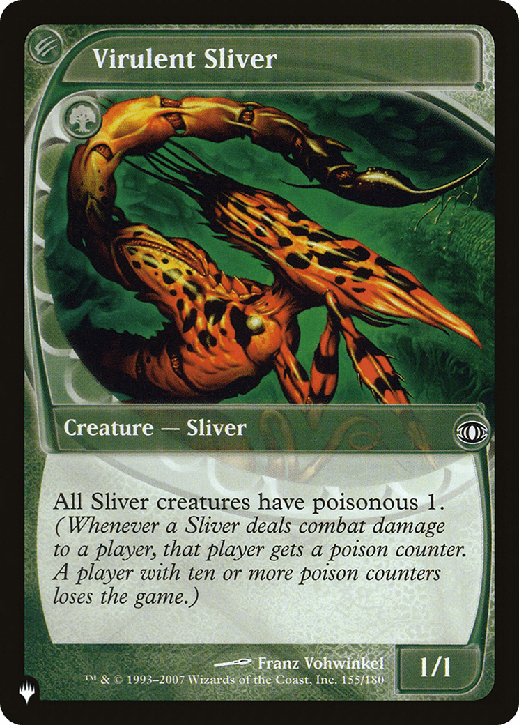 Virulent Sliver [The List] MTG Single Magic: The Gathering  | Multizone: Comics And Games