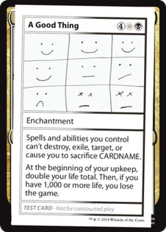 A Good Thing (2021 Edition) [Mystery Booster Playtest Cards] MTG Single Magic: The Gathering  | Multizone: Comics And Games