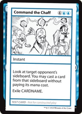Command the Chaff (2021 Edition) [Mystery Booster Playtest Cards] MTG Single Magic: The Gathering  | Multizone: Comics And Games